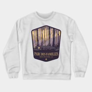 Parc Des Familles Disc Golf Course | New Orleans, LA Crewneck Sweatshirt